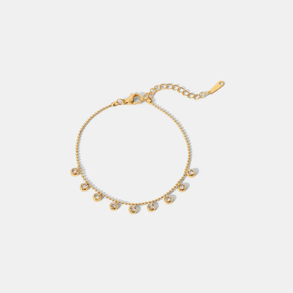 Elegant 18K Gold-Plated Stainless Steel Bracelet