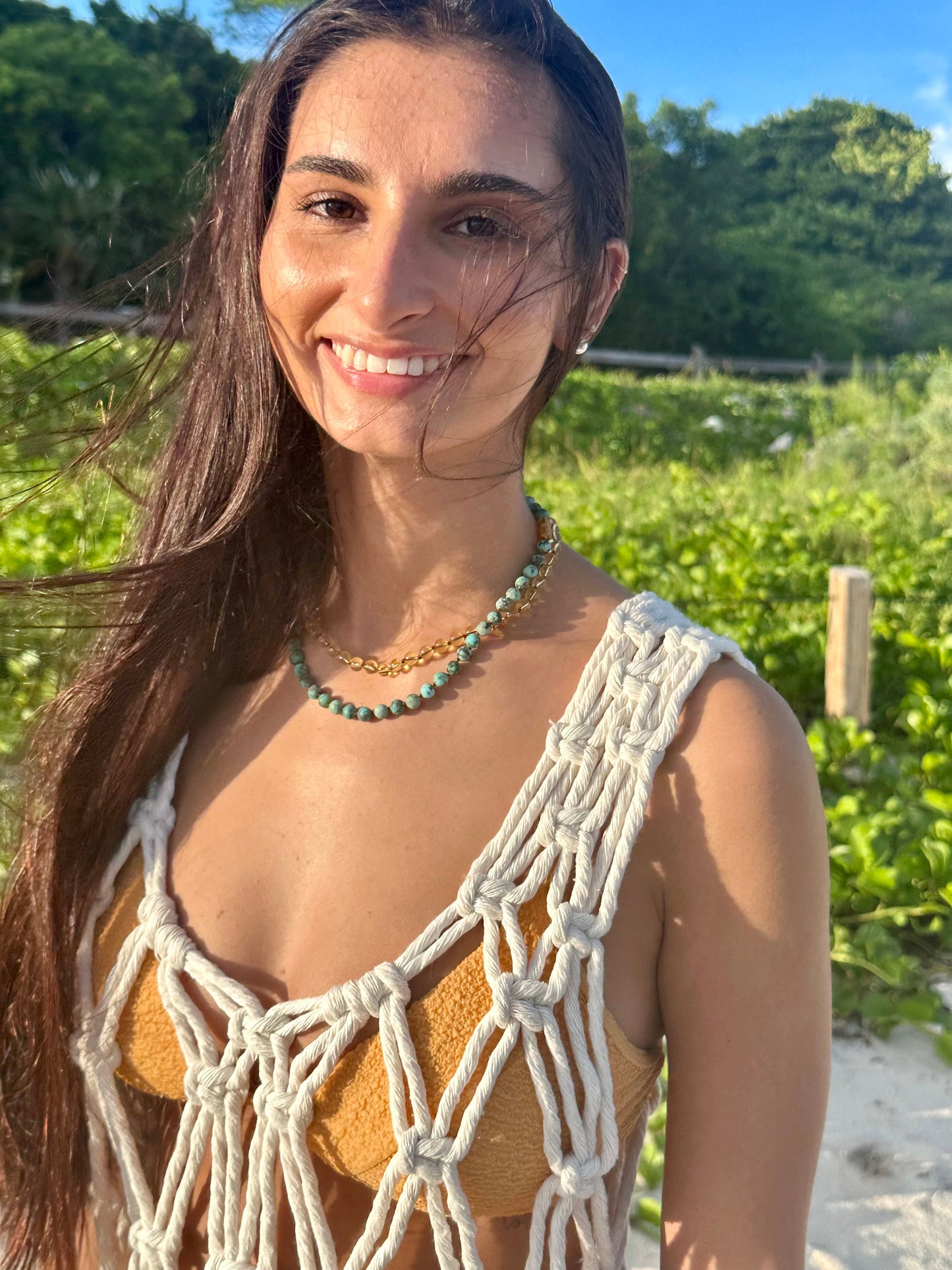 Pure Gemstone Citrine Necklace