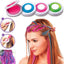 Set de Tiza para Cabello Temporal - 4 Colores Vibrantes para un Estilo Fácil