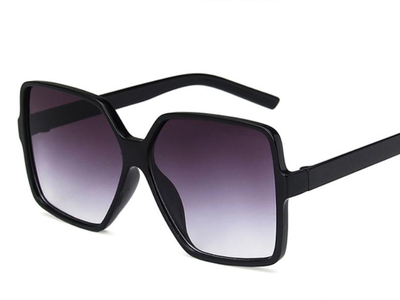 Higody Fashion Women Oversize Sunglasses Gradient Plastic Brand Designer Female Sun Glasses UV400 lentes - Korvel