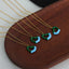 Two tone weight glazed design heart pendant titanium steel gold-plated necklace - Korvel
