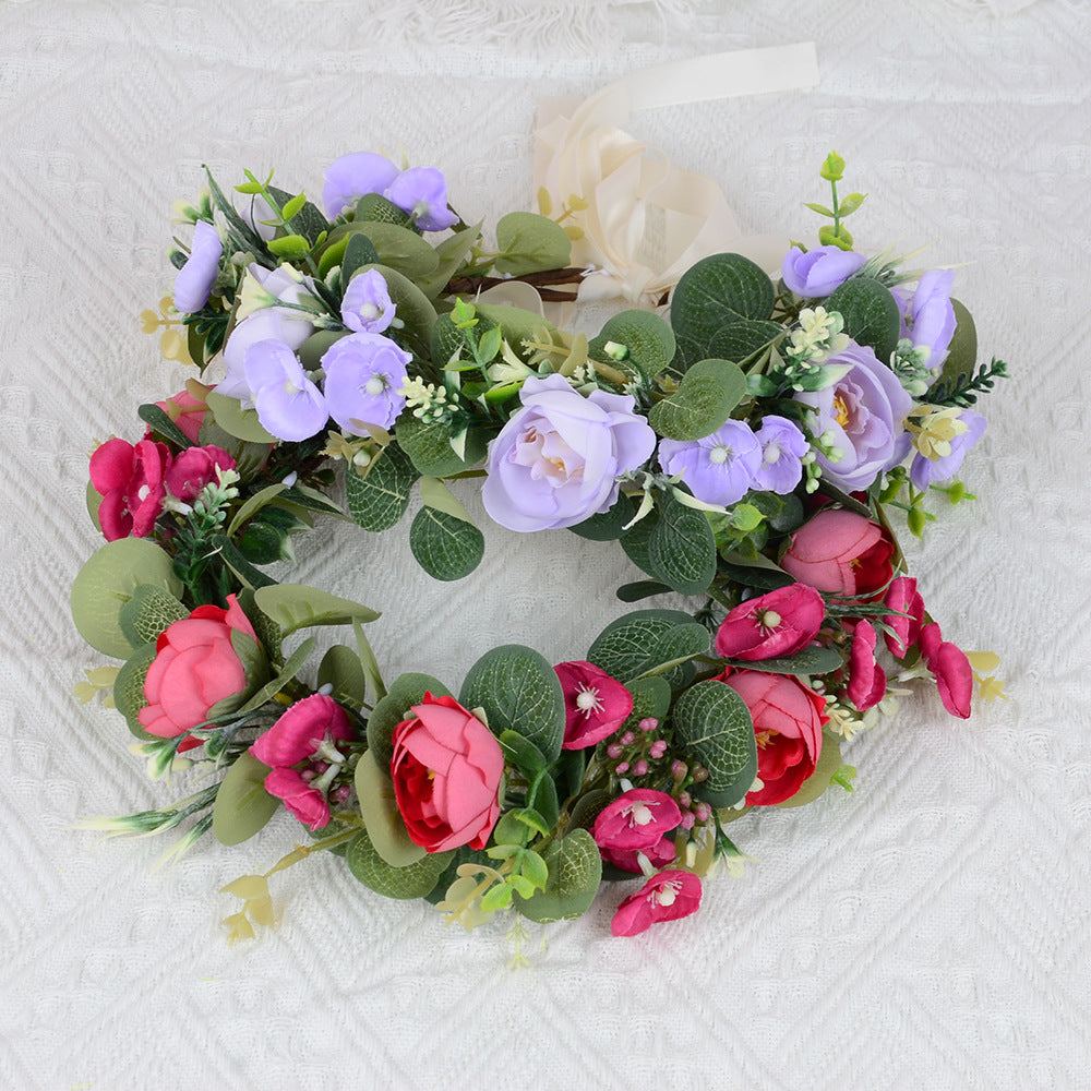 Elegant Flower Garland Hair Wreath for Special Occasions