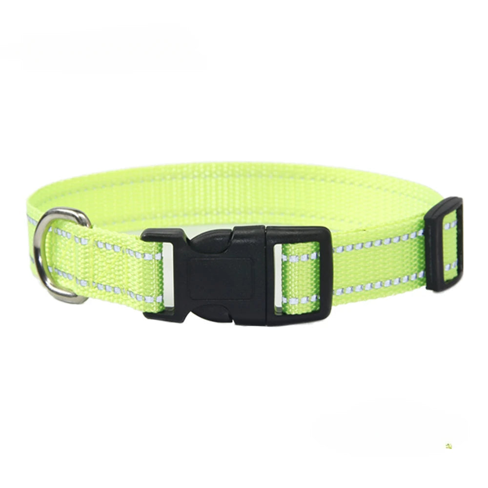 Nylon Dog Collar and Leash Set Pet Collars Leash for Small Medium Large Dogs Dog Accessories for Small Dogs - Korvel