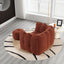 Soft Bean Bag Chair with High Resilient Foam(Chips)for living room and bedroom Comfortable Square Lazy Sofa with  Footstool - Korvel