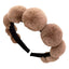 Retro Plush Hair Hoop - Women's Headband Accessory