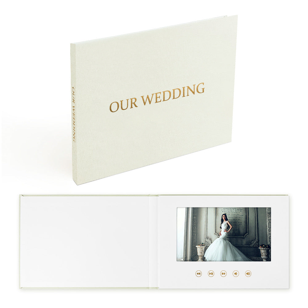 Elegant Video Invitation Brochure for Weddings