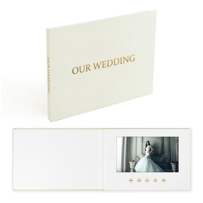 Elegant Video Invitation Brochure for Weddings