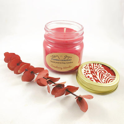 Cranberry Woods Soy Candle – Tart & Earthy Scent | Mam Jam’s - Korvel
