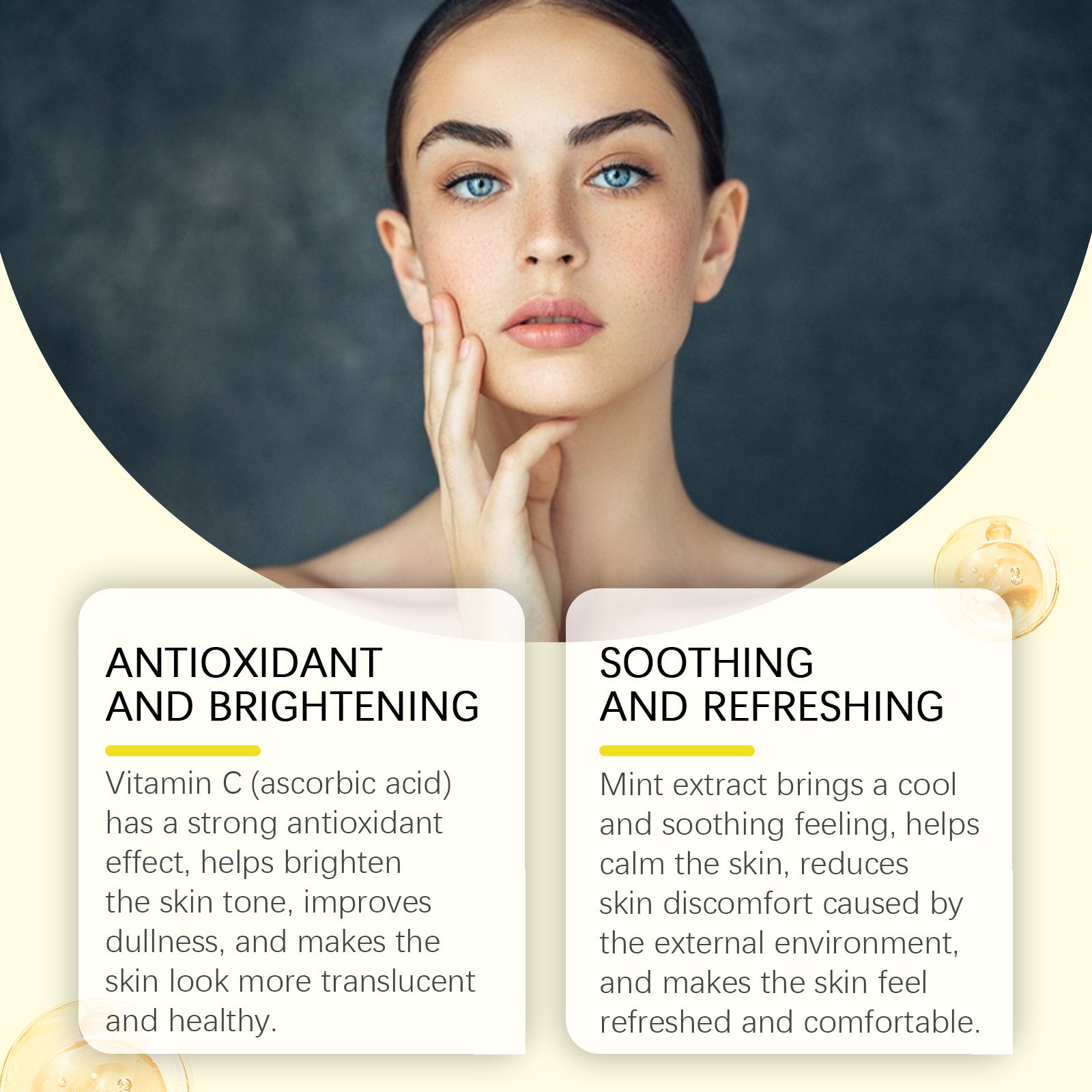 Moisturizing Essence, Moisturizing And Gently Moisturizing Facial Skin Brightening And Smoothing Fine Lines Essence - Korvel