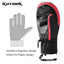 KUTOOK Winter Ski Mittens Windproof Snowboard Mittens Thermal Fleece Lining Skiing Gloves Waterproof Goatskin Palm Outdoor Sport - Korvel