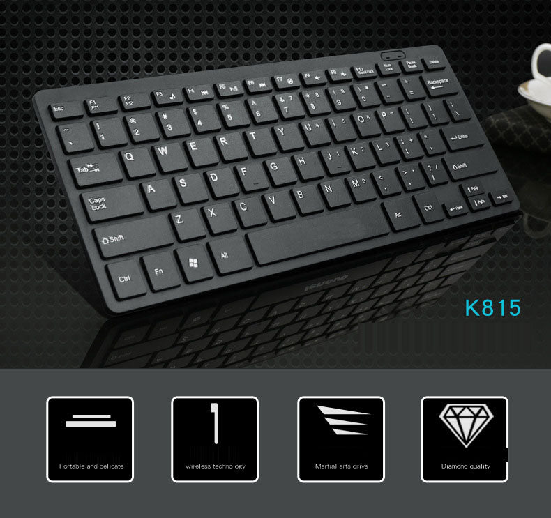 USB desktop laptop keyboard wired chocolate mini silent small keyboard - Korvel
