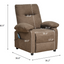 Premium Recliner Chair with Massage and Heat Functionality