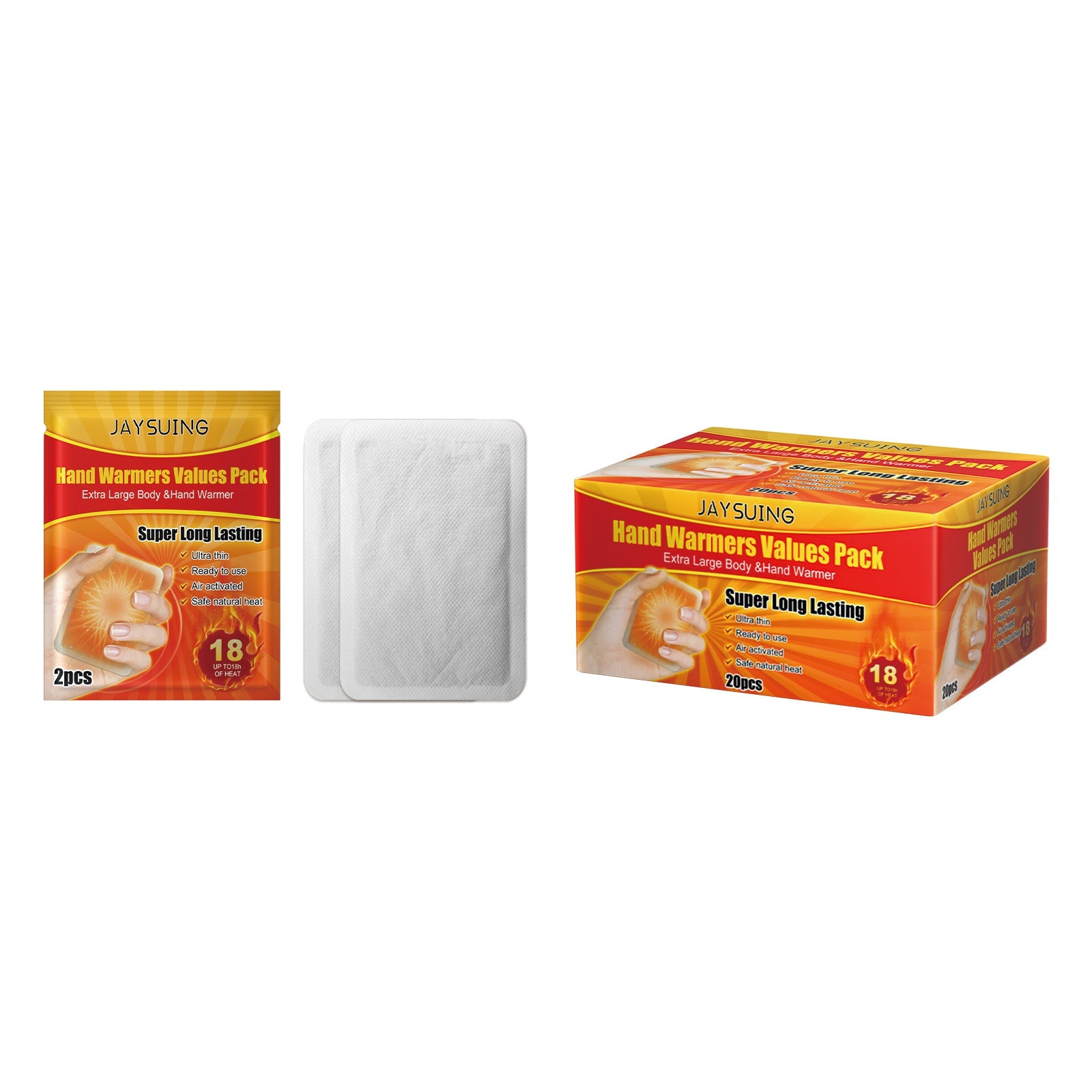 Hand Warmer, Self-Heating Portable Rapid Heating Warm Waist Belly Warm Baby Self-Heating Post - Korvel