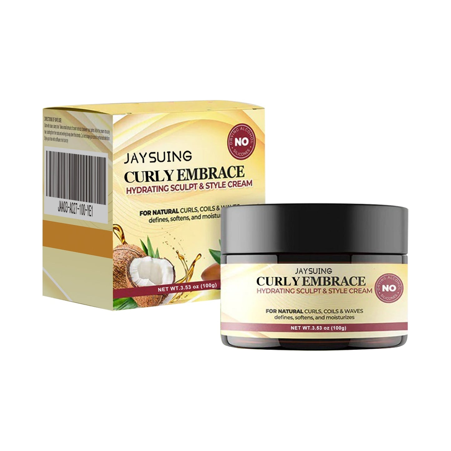 Moisturizing Styling Cream for Curly Hair