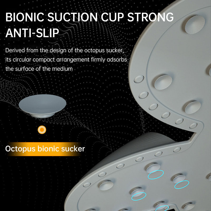 Tapis de bain en silicone antidérapant avec fonctionnalités de massage
