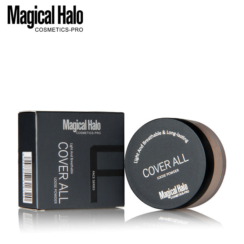 Makeup Magical Halo Three Color Natural Concealer Loose Powder Makeup Powder Waterproof Not Take Off Makeup - Korvel