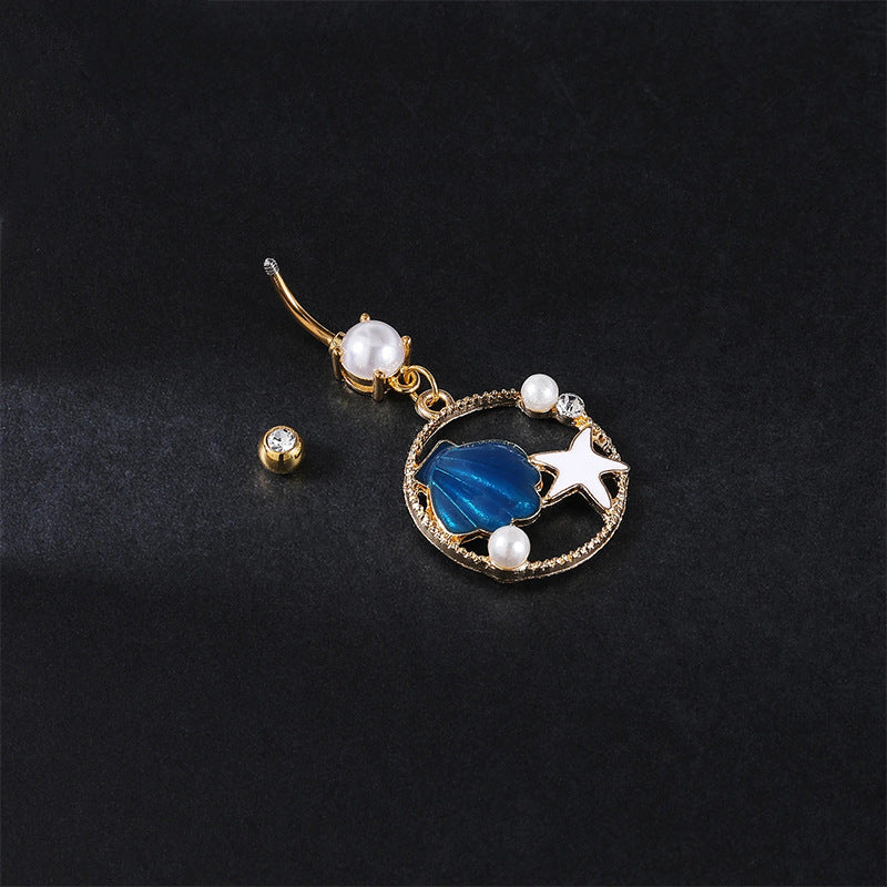 Navel Ring Creative Bat Bee Navel Buckle Navel Ring Body Piercing Jewelry - Korvel