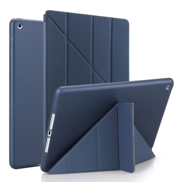Case Cover for iPad 9.7 2017, GOLP PU Leather Magentic Smart Cover Soft TPU Back Protective Case for iPad 2018 cover A1822 A1823 - Korvel