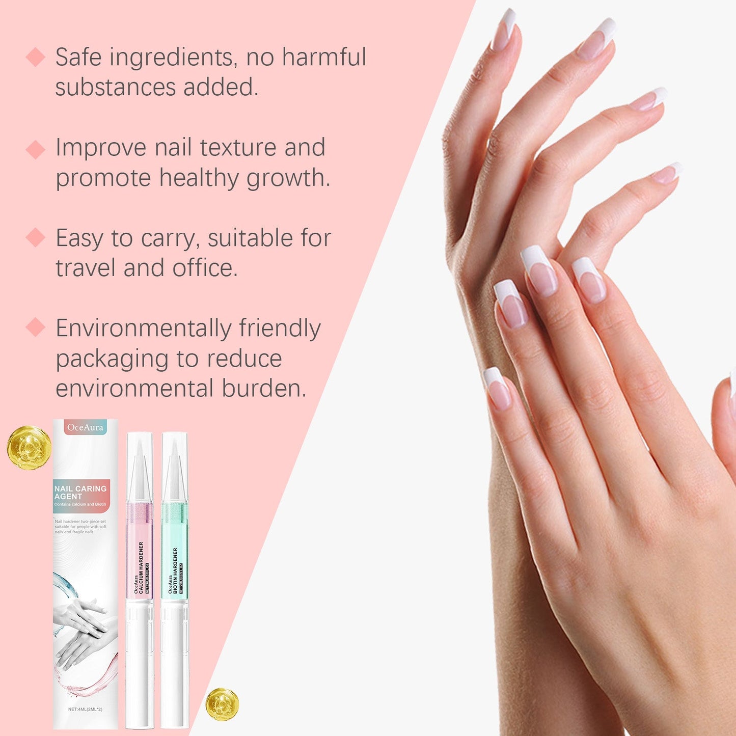 Nail Care Pen Nail Surface Repair Moisturizing Clean Nail Nails Hand, Foot And Finger Edge Nutritional Care Pen - Korvel