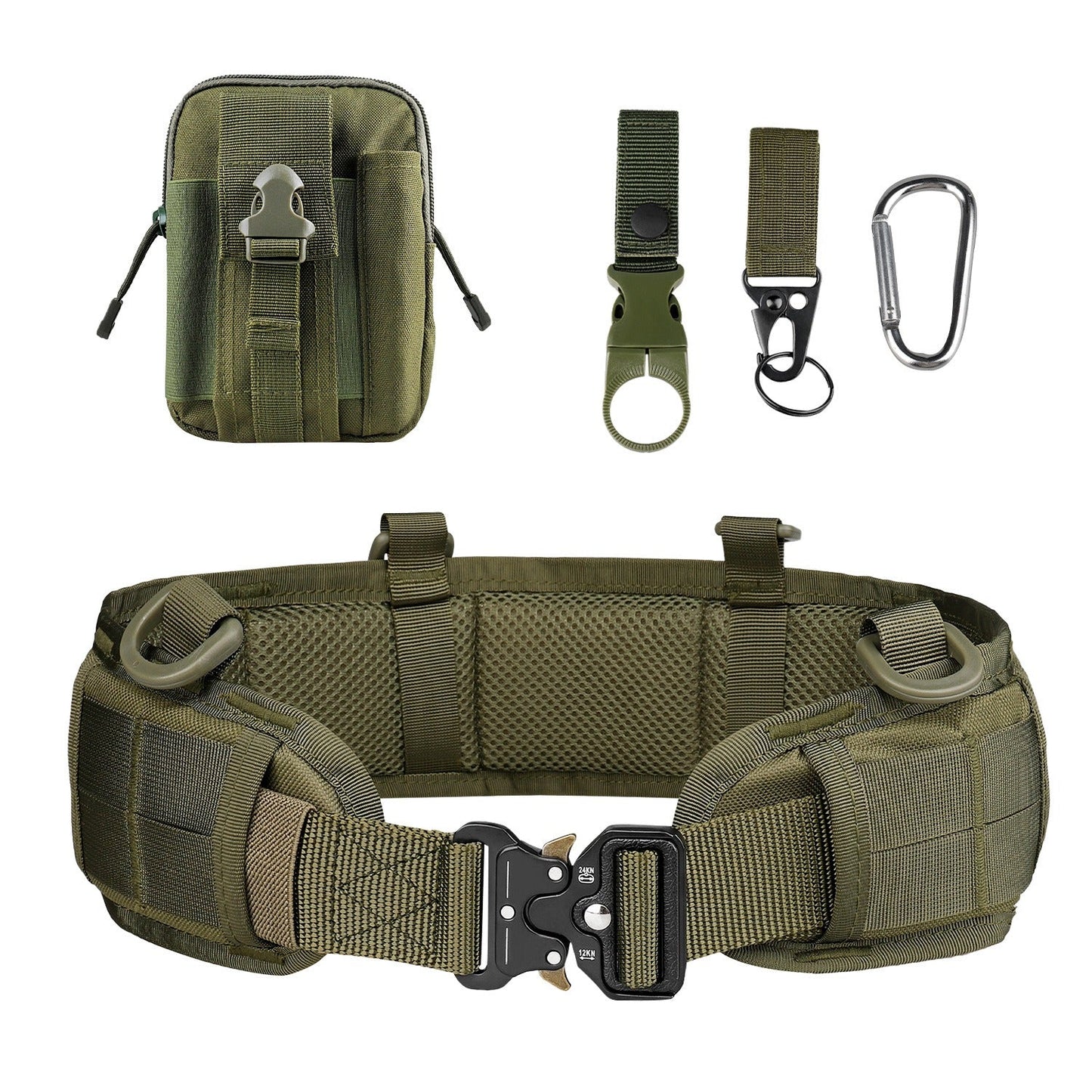 Multi Functional Quick Disassembly Tactical Belt Waist Cover Outdoor Training Cobra Belt Nylon Waist Belt Suit - Korvel