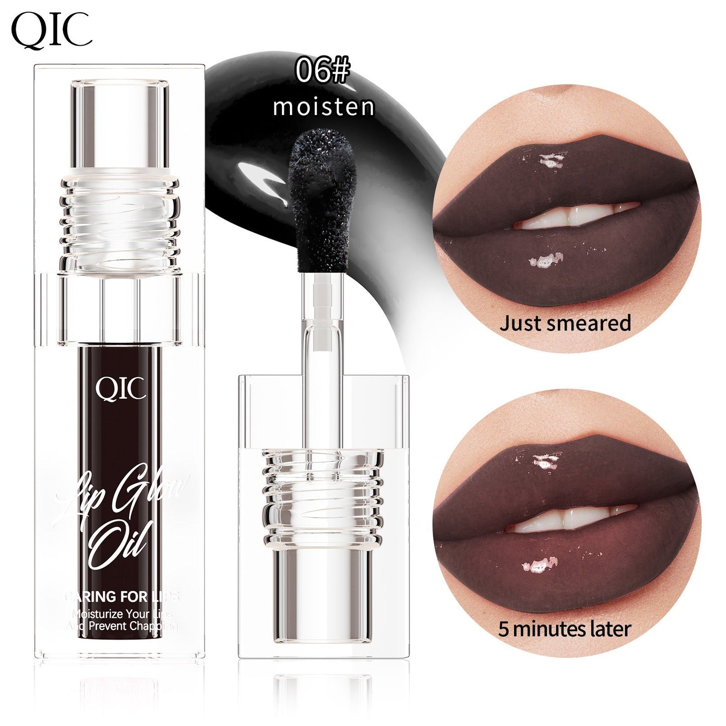 Huile à Lèvres Color-Changing QIC - Gloss Hydratant