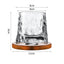 Hand drawn rotating glass cups multiple multi-purpose whiskey glasses rotating glass cups - Korvel