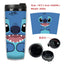 Stitch Stitch animation peripheral double-layer insulated plastic cup two-dimensional cartoon tea cup cold water kettle water cup - Korvel