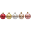 Christmas 6cm Decorative Ball with Starry Sky Relief, Christmas Electroplating Ball Pendant, Venue Decoration Ball - Korvel