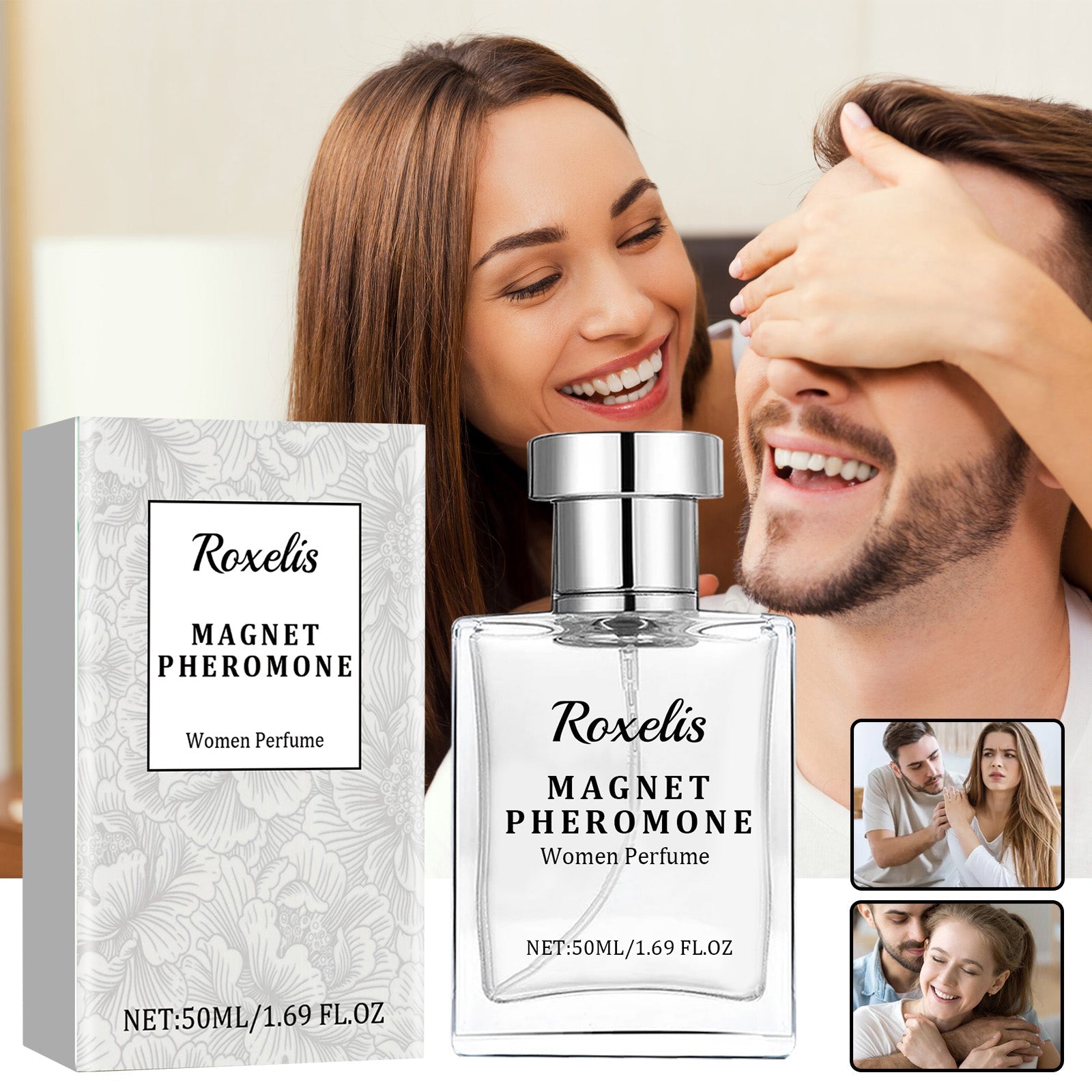 Magnet Pheromone, Lasting Fragrance Elegant Natural Fragrance Not Pungent Women's Charm Dating Perfume - Korvel