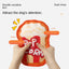 Durable Dog Toy for Chewing, Playing, and Teeth Cleaning - Fun Squeaky Anti-Boredom Design in Hamburger and French Fries Shapes for Small and Medium Dogs - Korvel
