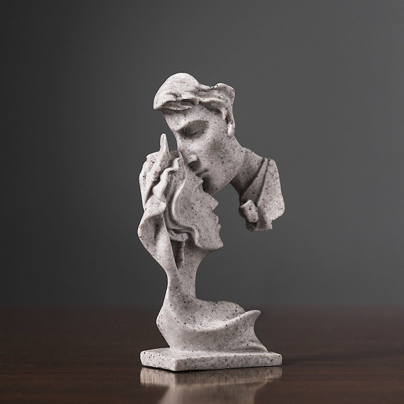Abstract art couple decoration living room wine cabinet study decoration figure sculpture handicrafts - Korvel