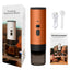 Portable Wireless 3-in-1 Espresso Maker, 7800mAh, Car/Home/Camping, Ground/Capsule Coffee. - Korvel