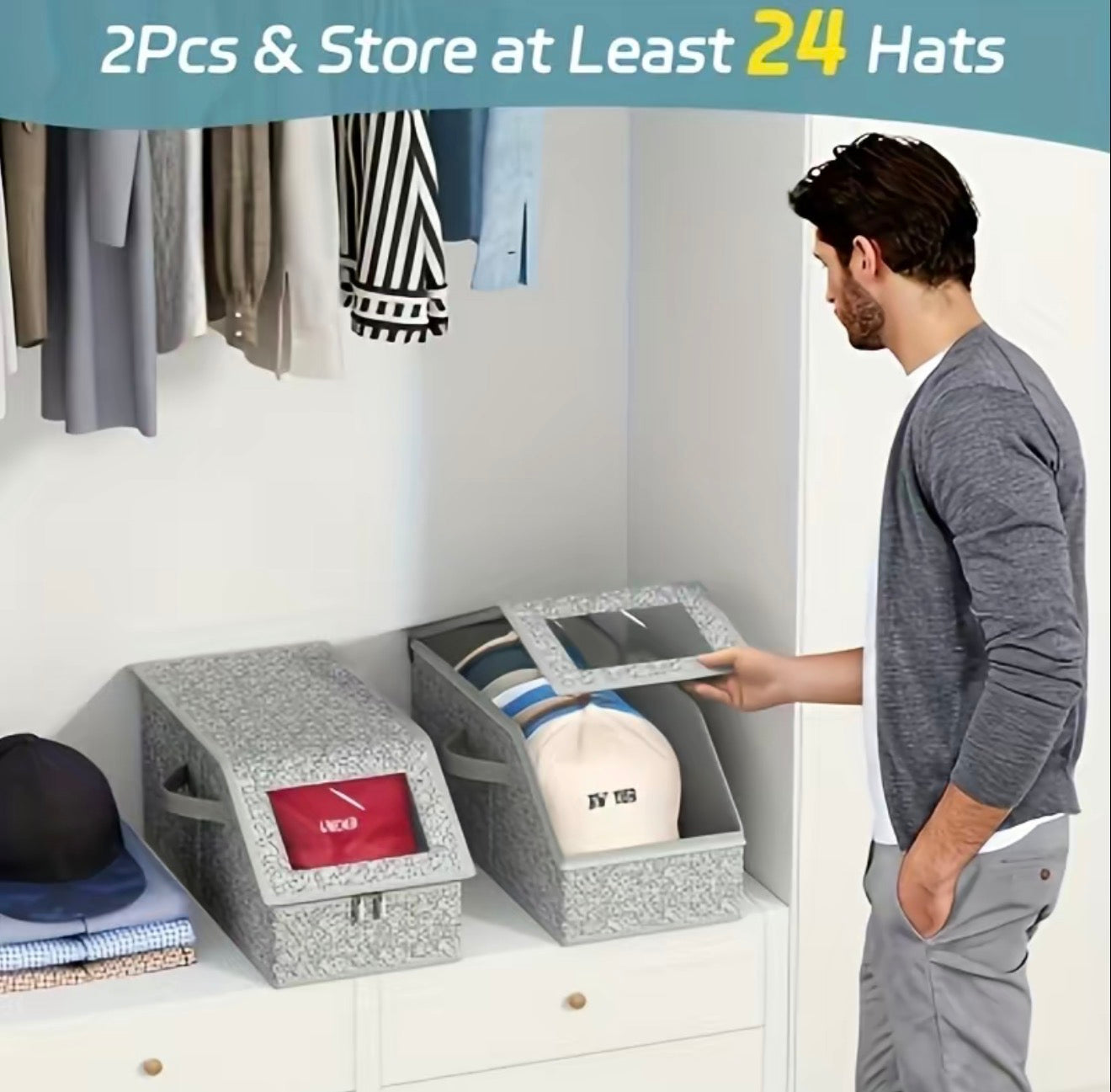 Organizador de Gorras StackPro