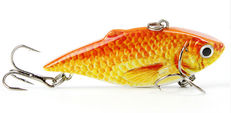 Mmlong 2.5/8.6g Vib Crankbait Lifelike Fishing Lure  Slow Sinking Hard Fish Wobbler Pes - Korvel
