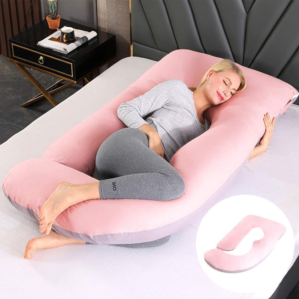 J-Shaped Pregnancy Pillow for Side Sleepers