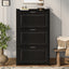 U-Can Shoe Storage Cabinet for Entryway with 3 Flip Drawers, Modern Shoe Organizer Cabinet, Free Standing Shoe Rack Black - Korvel