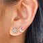 Conjunto de Pendientes S925 Estrella y Luna - 4 Diseños Únicos