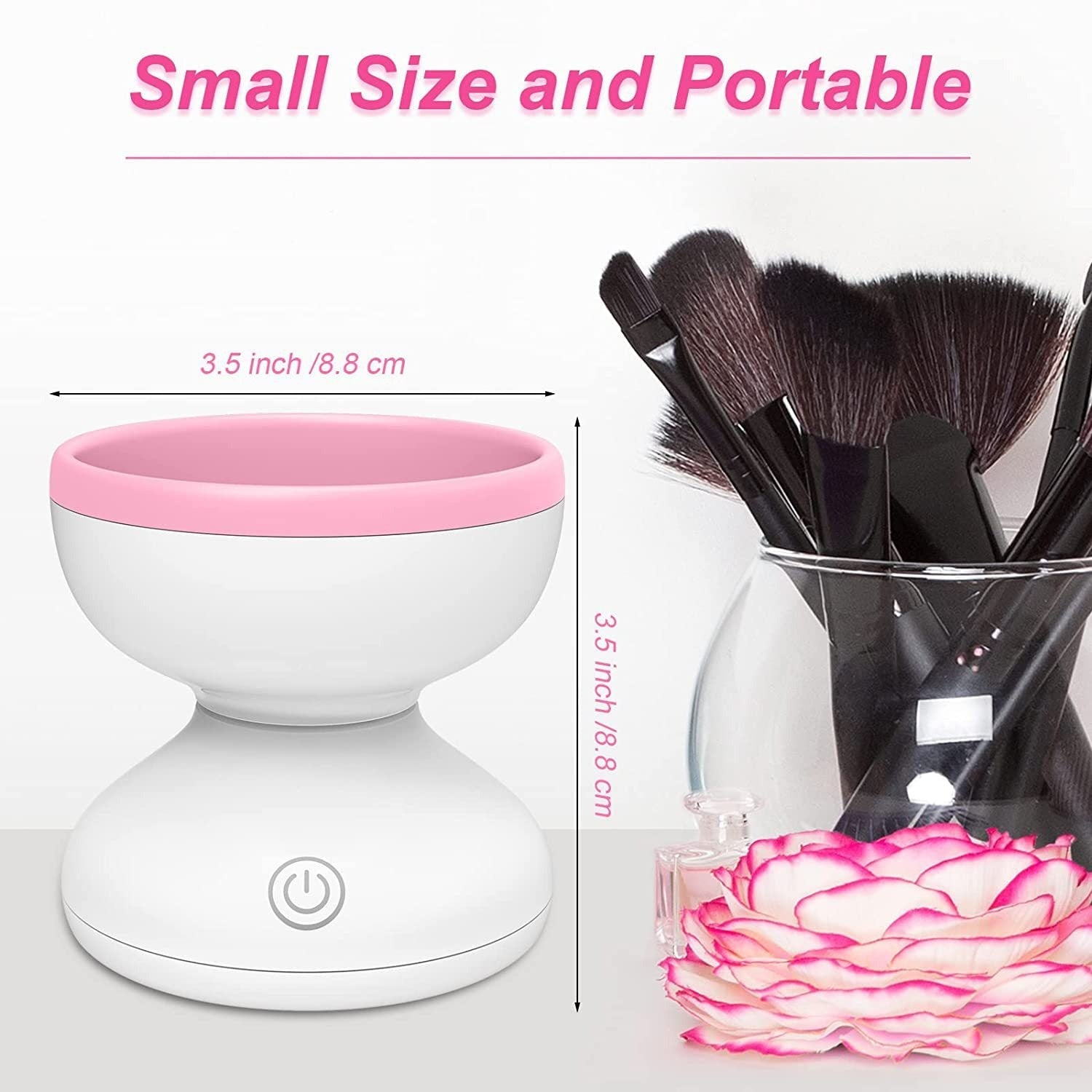 Makeup brush Automatic brush cleaner Rechargeable makeup tool cleaning artifact - Korvel