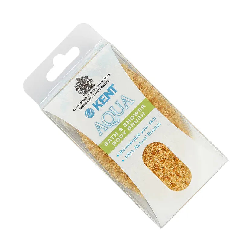 Cepillo de Cuerpo de Baño y Ducha Kent Aqua Pure de Cerda (FD11)