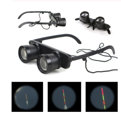 Portable Glasses Style Telescope Magnifier Binoculars For Fishing Hiking Concert Sport Supply Binoculars Fishing Telescope - Korvel