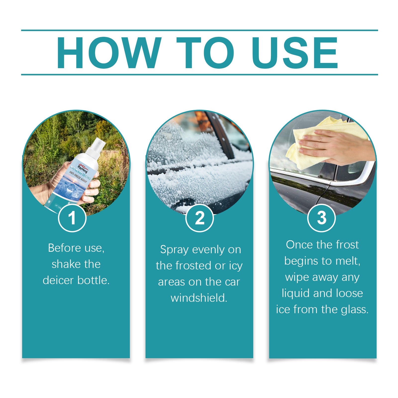 Automotive Glass Deicing And Antifreeze Agent, Anti-Fog And Dustproof Vision Agent For Automotive Front Windshield - Korvel
