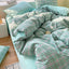 Cotton Dyed Washed Cotton Bedding Set Pure Cotton A Class Flat Sheet Quilt Cover Fitted Sheet Quilt Cover Three-Piece Set Striped - Korvel