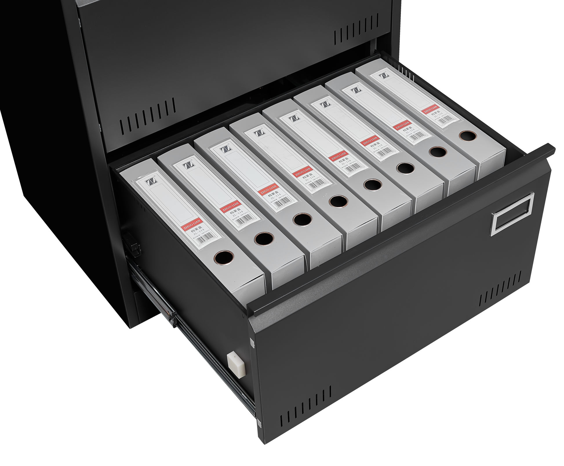 Filing Cabinet Lateral File Cabinet 3 Drawer Blcak Locking Metal File Cabinets Three Drawer - Korvel