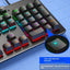 Cracked K880 Hot Swappable Mechanical Keyboard, Esports Game, Green Axis Office Computer Keyboard, Wired Mechanical Keyboard - Korvel