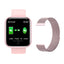 T80S Smart Bracelet Heart Rate Blood Pressure Sleep Monitoring Message Notification Chip Temperature Measurement Bracelet - Korvel