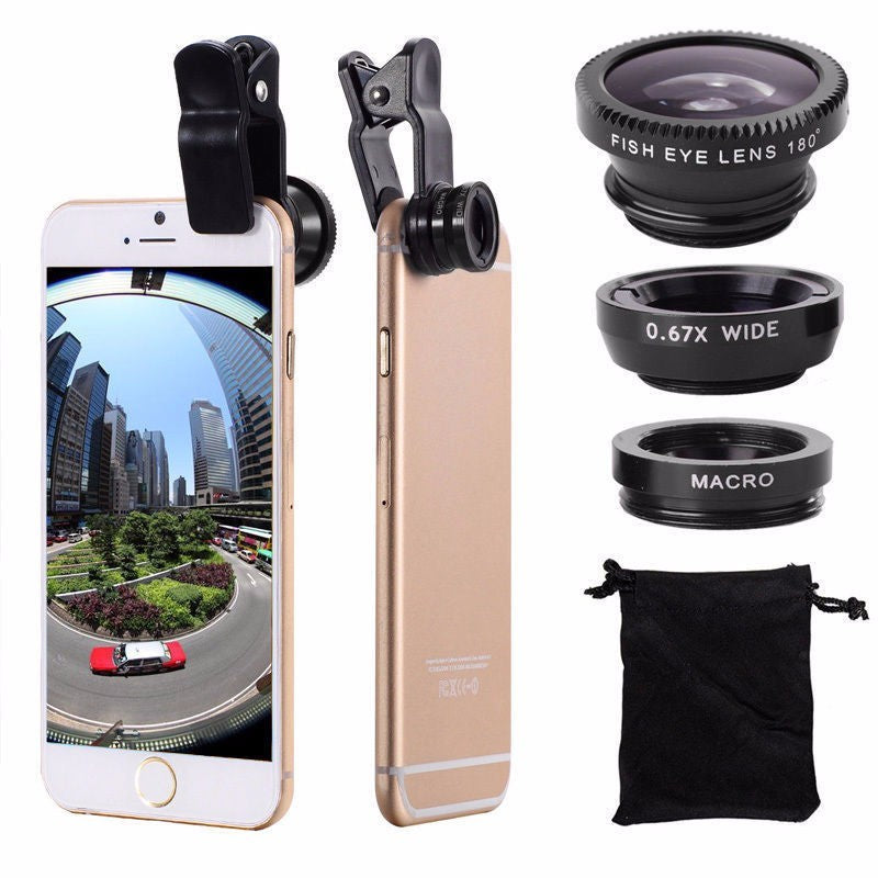 Kit de Lentes para Cámara de Teléfono Móvil 7 en 1