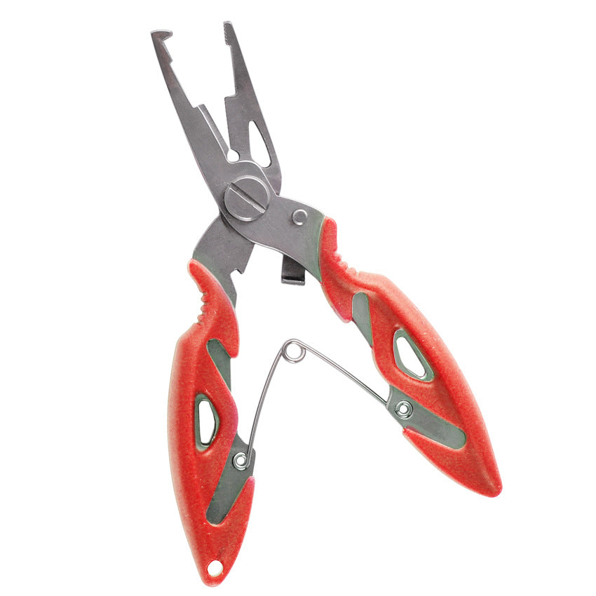 Fish Hook Pliers Small Fishing Pliers Luya Stainless Steel Mouth Fishing Horse Fishing Line Scissors Lengthened Opening - Korvel