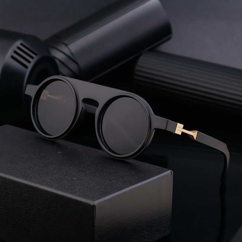 Premium Round Frame Sunglasses for Men - Fashionable & Stylish
