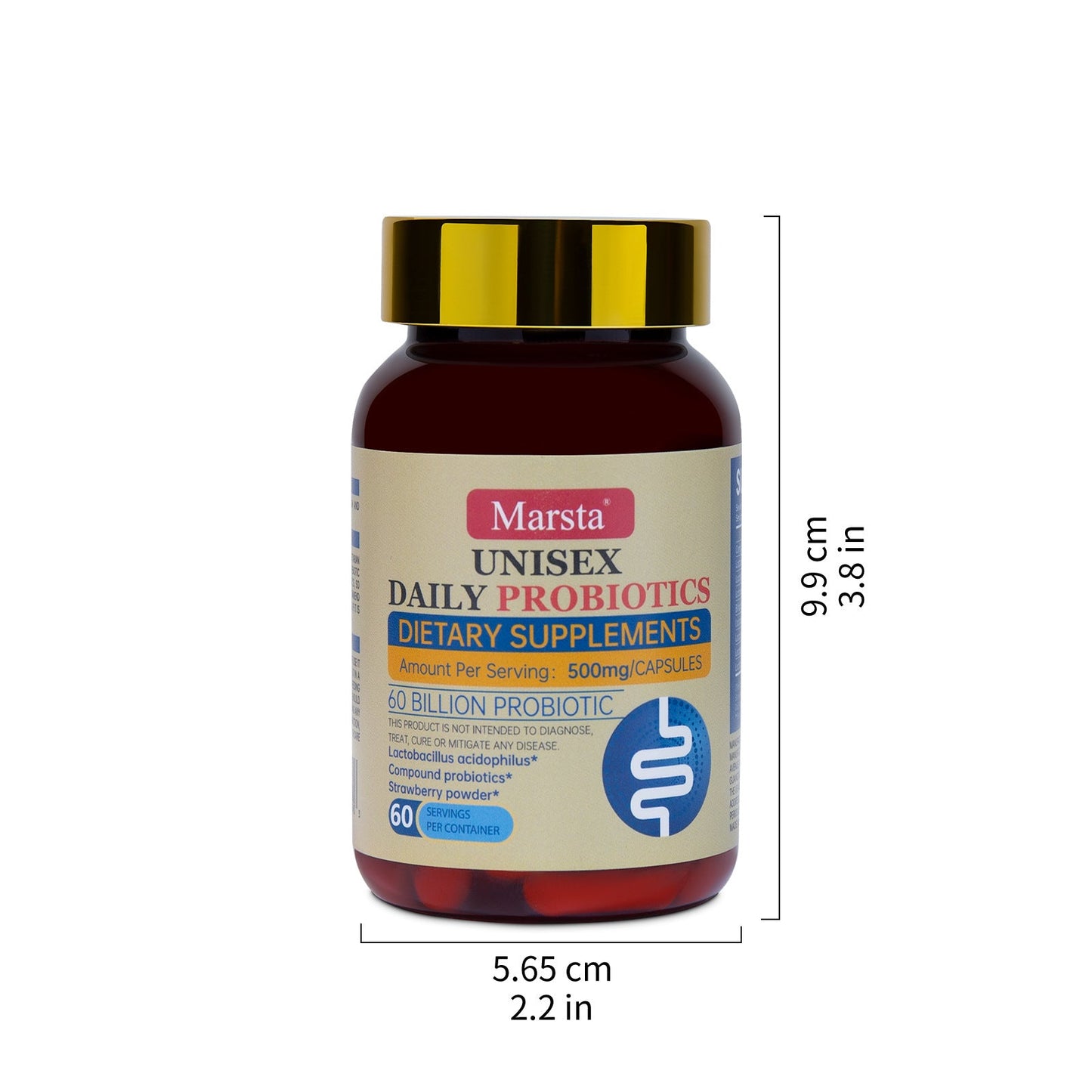 Capsules probiotiques premium pour hommes et femmes