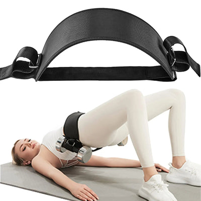 Cintura di spinta dell'anca Glute Bridge Pad Workout con manubri Kettlebells per squat Lunges Bridges Dips Training Home Gym Equipment - Korvel
